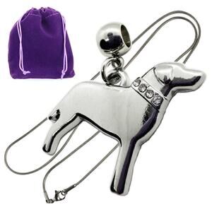 Pet Lab Necklace - Stainless Steel Chain